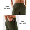 imageMAGCOMSEN Mens Athletic Running Shorts 8quot Quick Dry Lightweight Workout Gym Sports Hiking Shorts UPF 50 with 3 PocketsArmy Green