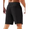 imageMAGCOMSEN Mens Athletic Running Shorts 8quot Quick Dry Lightweight Workout Gym Sports Hiking Shorts UPF 50 with 3 PocketsBlack