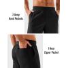 imageMAGCOMSEN Mens Athletic Running Shorts 8quot Quick Dry Lightweight Workout Gym Sports Hiking Shorts UPF 50 with 3 PocketsBlack
