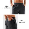 imageMAGCOMSEN Mens Athletic Running Shorts 8quot Quick Dry Lightweight Workout Gym Sports Hiking Shorts UPF 50 with 3 PocketsDark Grey