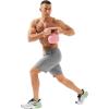 imageMAGCOMSEN Mens Athletic Running Shorts 8quot Quick Dry Lightweight Workout Gym Sports Hiking Shorts UPF 50 with 3 PocketsLight Gray