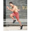 imageMAGCOMSEN Mens Athletic Running Shorts 9quot Quick Dry Lightweight Sport Workout Hiking Gym Shorts with Zipper PocketsWatermelon Red