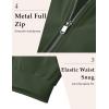 imageMAGCOMSEN Mens Bomber Jacket Lightweight Casual Windbreaker Spring Fall Zip Up Coat with 5 Pocket01 Army Green