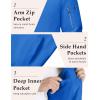 imageMAGCOMSEN Mens Bomber Jacket Lightweight Casual Windbreaker Spring Fall Zip Up Coat with 5 Pocket01 Blue Green