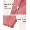 imageMAGCOMSEN Mens Bomber Jacket Lightweight Casual Windbreaker Spring Fall Zip Up Coat with 5 Pocket01 Grey Pink