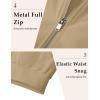 imageMAGCOMSEN Mens Bomber Jacket Lightweight Casual Windbreaker Spring Fall Zip Up Coat with 5 Pocket01 Khaki