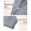 imageMAGCOMSEN Mens Bomber Jacket Lightweight Casual Windbreaker Spring Fall Zip Up Coat with 5 Pocket01 Light Grey