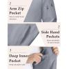 imageMAGCOMSEN Mens Bomber Jacket Lightweight Casual Windbreaker Spring Fall Zip Up Coat with 5 Pocket01 Light Grey