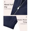 imageMAGCOMSEN Mens Bomber Jacket Lightweight Casual Windbreaker Spring Fall Zip Up Coat with 5 Pocket01 Navy