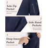 imageMAGCOMSEN Mens Bomber Jacket Lightweight Casual Windbreaker Spring Fall Zip Up Coat with 5 Pocket01 Navy