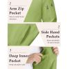 imageMAGCOMSEN Mens Bomber Jacket Lightweight Casual Windbreaker Spring Fall Zip Up Coat with 5 Pocket01 Olive Green