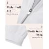 imageMAGCOMSEN Mens Bomber Jacket Lightweight Casual Windbreaker Spring Fall Zip Up Coat with 5 Pocket01 White