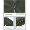 imageMAGCOMSEN Mens Bomber Jacket Lightweight Casual Windbreaker Spring Fall Zip Up Coat with 5 Pocket02 Army Green