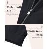 imageMAGCOMSEN Mens Bomber Jacket Lightweight Casual Windbreaker Spring Fall Zip Up Coat with 5 Pocket02 Black