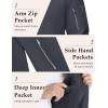 imageMAGCOMSEN Mens Bomber Jacket Lightweight Casual Windbreaker Spring Fall Zip Up Coat with 5 Pocket02 Dark Grey