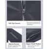 imageMAGCOMSEN Mens Bomber Jacket Lightweight Casual Windbreaker Spring Fall Zip Up Coat with 5 Pocket02 Dark Grey