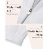 imageMAGCOMSEN Mens Bomber Jacket Lightweight Casual Windbreaker Spring Fall Zip Up Coat with 5 Pocket02 White