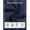 imageMAGCOMSEN Mens Casual Pants Straight Legs Flat Front Pants Waterproof Stretch Waist Trousers for GolfNavy