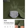 imageMAGCOMSEN Mens Dry Fit Shirts Mesh Short Sleeve Athletic Lightweight Workout Performance Hiking ShirtArmygreen