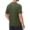 imageMAGCOMSEN Mens Dry Fit Shirts Mesh Short Sleeve Athletic Lightweight Workout Performance Hiking ShirtArmygreen