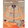 imageMAGCOMSEN Mens Flannel Shirt Fleece Lined Heavyweight Flannel Jacket Cotton Button Up Plaid Shirt Warm Winter CoatRed