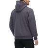 imageMAGCOMSEN Mens Fleece Hoodie Sherpa Jacket Full Zip Warm Fuzzy Windproof Winter Coats Hooded OutwearDark Grey