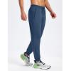 imageMAGCOMSEN Mens Fleece Joggers with Pockets Winter Warm Pants Workout Athletic Gym Sweatpants for MenBlue Grey