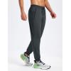 imageMAGCOMSEN Mens Fleece Joggers with Pockets Winter Warm Pants Workout Athletic Gym Sweatpants for MenDark Grey