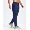 imageMAGCOMSEN Mens Fleece Joggers with Pockets Winter Warm Pants Workout Athletic Gym Sweatpants for MenNavy