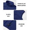 imageMAGCOMSEN Mens Fleece Vest Lightweight Zip Up Winter Vests Outerwear Warm Polar Sleeveless Jacket with Pockets Casual GolfBright Blue