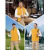 imageMAGCOMSEN Mens Fleece Vest Lightweight Zip Up Winter Vests Outerwear Warm Polar Sleeveless Jacket with Pockets Casual GolfGinger