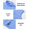imageMAGCOMSEN Mens Fleece Vest Lightweight Zip Up Winter Vests Outerwear Warm Polar Sleeveless Jacket with Pockets Casual GolfLight Blue