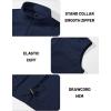 imageMAGCOMSEN Mens Fleece Vest Lightweight Zip Up Winter Vests Outerwear Warm Polar Sleeveless Jacket with Pockets Casual GolfNavy
