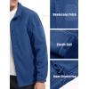 imageMAGCOMSEN Mens FullZip Fleece Jacket Casual Stand Collar Outwear Winter Tactical Jackets Warm Coats