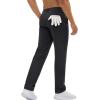 imageMAGCOMSEN Mens Golf Pants Classic Fit  30quot32quot34quot Stretch Water Resistant Quick Dry Flat Front Dress Pants with 5 PocketsBlack