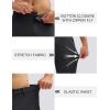 imageMAGCOMSEN Mens Golf Pants Classic Fit  30quot32quot34quot Stretch Water Resistant Quick Dry Flat Front Dress Pants with 5 PocketsBlack