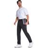 imageMAGCOMSEN Mens Golf Pants Classic Fit  30quot32quot34quot Stretch Water Resistant Quick Dry Flat Front Dress Pants with 5 PocketsBlack