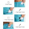 imageMAGCOMSEN Mens Hiking Cargo Shorts 9quot Quick Dry Lightweight Summer Casual Shorts for Men Work Golf Outdoor 5 PocketsIce Blue