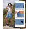 imageMAGCOMSEN Mens Hiking Cargo Shorts 9quot Quick Dry Lightweight Summer Casual Shorts for Men Work Golf Outdoor 5 PocketsLight Blue