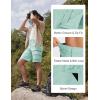 imageMAGCOMSEN Mens Hiking Cargo Shorts 9quot Quick Dry Lightweight Summer Casual Shorts for Men Work Golf Outdoor 5 PocketsLight Lake Blue