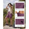 imageMAGCOMSEN Mens Hiking Cargo Shorts 9quot Quick Dry Lightweight Summer Casual Shorts for Men Work Golf Outdoor 5 PocketsPurple Red