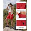 imageMAGCOMSEN Mens Hiking Cargo Shorts 9quot Quick Dry Lightweight Summer Casual Shorts for Men Work Golf Outdoor 5 PocketsTomato Red