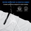 imageMAGCOMSEN Mens Hiking Cargo Shorts 9quot Quick Dry Lightweight Summer Casual Shorts for Men Work Golf Outdoor 5 PocketsWhite