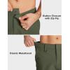imageMAGCOMSEN Mens Hiking Cargo Shorts Quick Dry Lightweight 9quot Golf Shorts Summer Casual Work Outdoor with 5 Zipper PocketsArmy Green