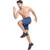 imageMAGCOMSEN Mens Hiking Cargo Shorts Quick Dry Lightweight 9quot Golf Shorts Summer Casual Work Outdoor with 5 Zipper PocketsBlue Grey