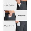 imageMAGCOMSEN Mens Hiking Cargo Shorts Quick Dry Lightweight 9quot Golf Shorts Summer Casual Work Outdoor with 5 Zipper PocketsDark Grey