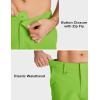 imageMAGCOMSEN Mens Hiking Cargo Shorts Quick Dry Lightweight 9quot Golf Shorts Summer Casual Work Outdoor with 5 Zipper PocketsFruit Green