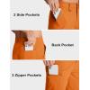 imageMAGCOMSEN Mens Hiking Cargo Shorts Quick Dry Lightweight 9quot Golf Shorts Summer Casual Work Outdoor with 5 Zipper PocketsOrange