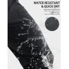 imageMAGCOMSEN Mens Hiking Pants Lightweight Quick Dry 7 Pockets Travel Pants for Men Water Resistant Ripstop Work FishingBlack