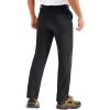 imageMAGCOMSEN Mens Hiking Pants Lightweight Quick Dry 7 Pockets Travel Pants for Men Water Resistant Ripstop Work FishingBlack
